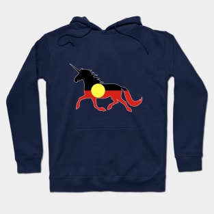 Australian Aboriginal Unicorn Flag Hoodie